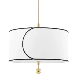 Zara 1Lt/ 3Lt Pendant - Aged Brass